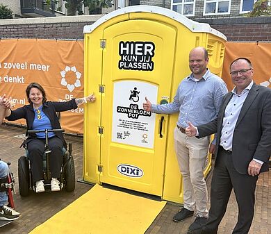 Dixi Zonnebloem toilet cabine